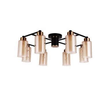 Потолочная люстра Arte Lamp Leo A7027PL-8BK