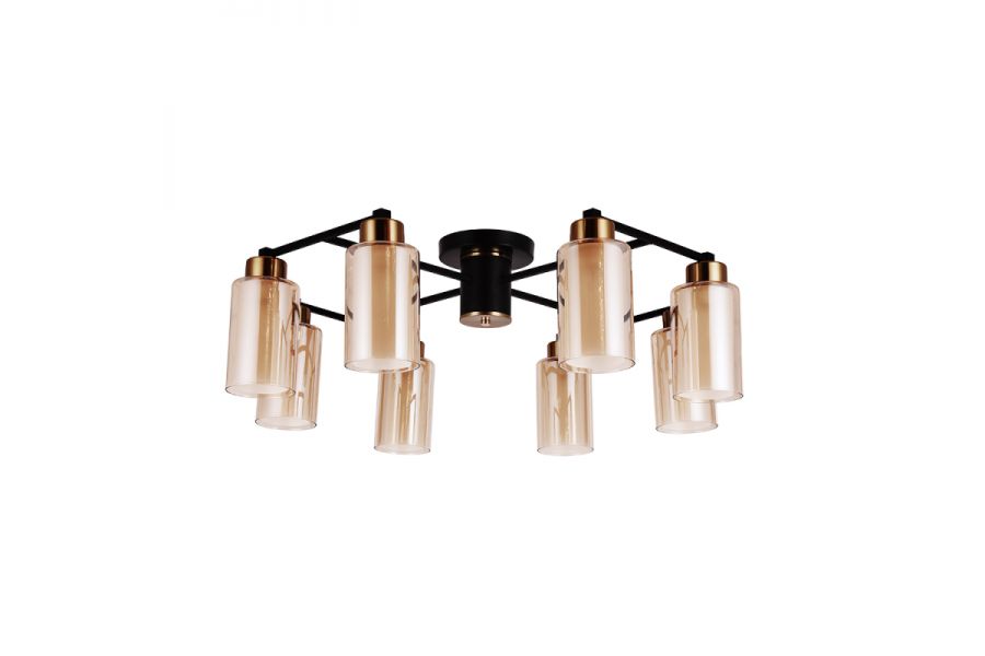 Потолочная люстра Arte Lamp Leo A7027PL-8BK