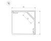 Профиль Arlight SL-KANT-H30-2000 ANOD 019333