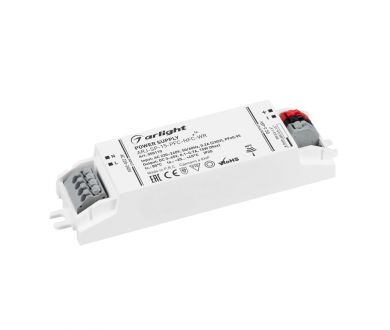 Блок питания Arlight ARJ-SP-15-PFC-NFC-WR (15W, 3-45V, 0.1-0.7A) 050110