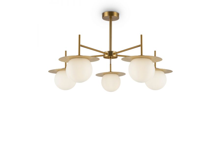 Люстра на штанге Freya Camelia FR5202PL-05BS