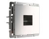 Розетка Ethernet RJ-45 Werkel глянцевый никель W1181002 4690389158247