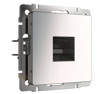 Розетка Ethernet RJ-45 Werkel глянцевый никель W1181002 4690389158247