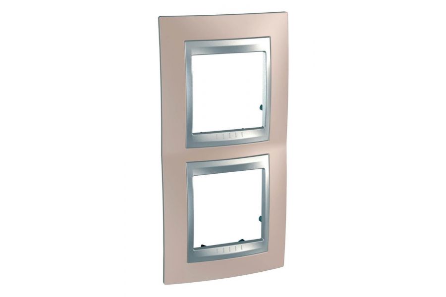 Рамка 2-постовая вертикальная Schneider Electric Unica Top MGU66.004V.096