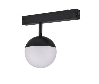 Трековый однофазный светильник AM Group AM529 BK-220V-9W SMART