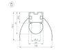 Алюминиевый профиль Arlight ARH-Power-W154-Comfort-2000 Anod 036343