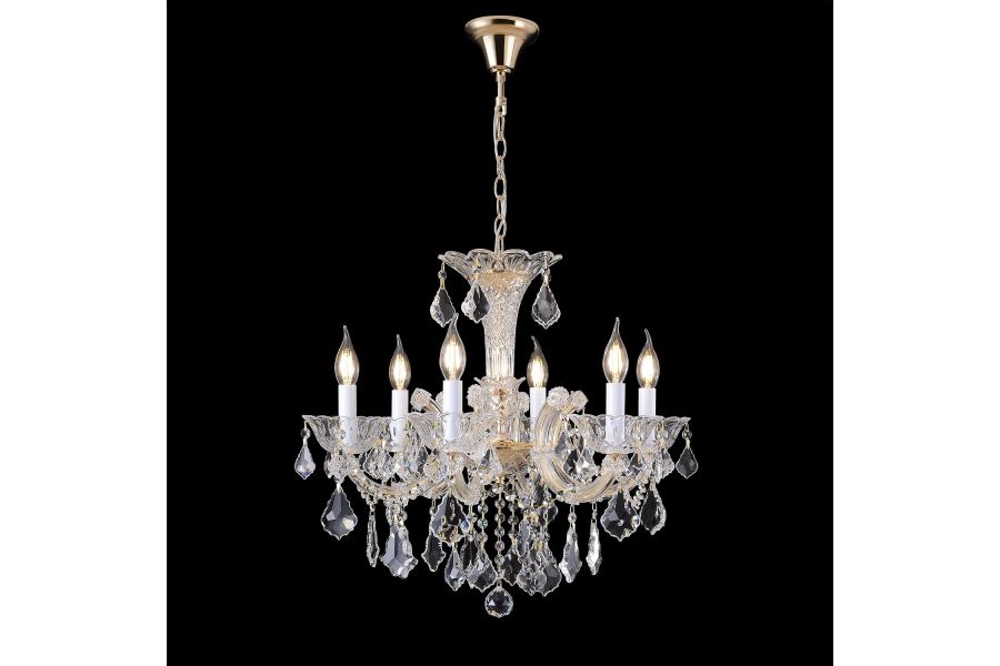 Подвесная люстра Crystal Lux CRISTELLE SP6 GOLD