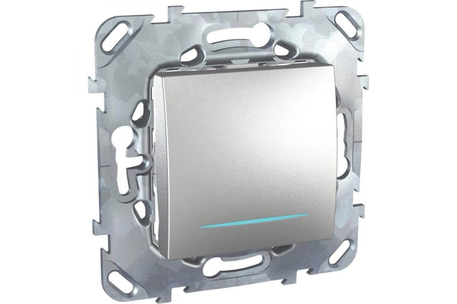 Переключатель одноклавишный с подсветкой Schneider Electric Unica MGU5.205.30NZD