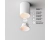 Накладной светильник Maytoni Alfa LED C064CL-8W2.7K-RD-WB