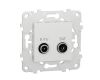 Розетка R-TV/SAT оконечная Schneider Electric Unica New NU545518