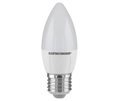 Лампа светодиодная Elektrostandard E27 6W 4200K свеча матовая 4690389055287