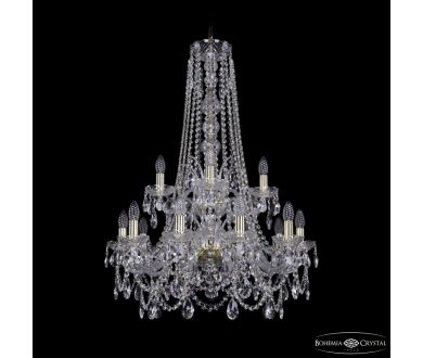 Подвесная люстра Bohemia Ivele Crystal 1411/10+5/240/h-94/2d G
