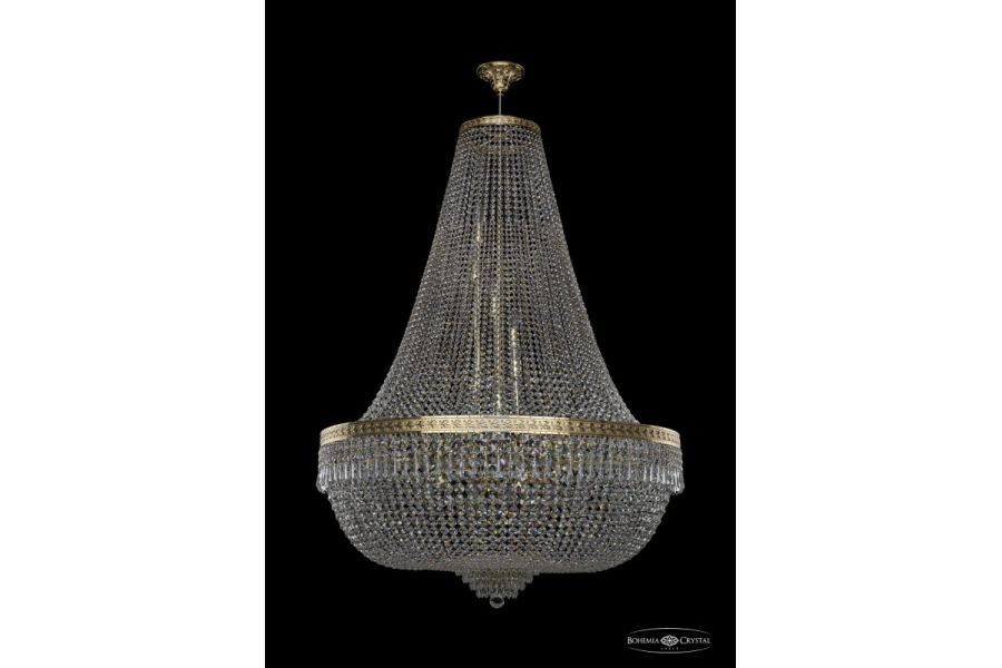 Люстра на штанге Bohemia Ivele Crystal 19271/H2/100IV G