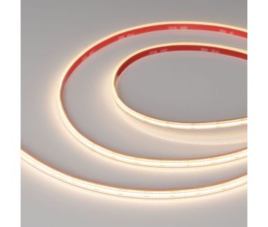 Светодиодная лента герметичная Arlight COB-PS-X400-7mm 24V Warm3000 (7.2 W/m, IP67, 5m) 041699(1)