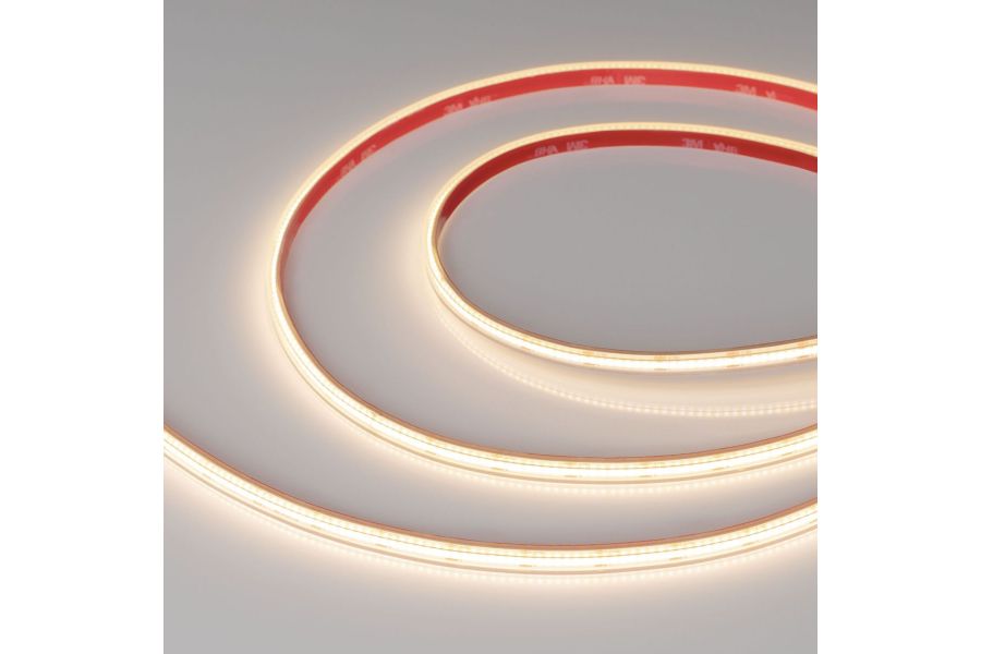 Светодиодная лента герметичная Arlight COB-PS-X400-7mm 24V Warm3000 (7.2 W/m, IP67, 5m) 041699(1)