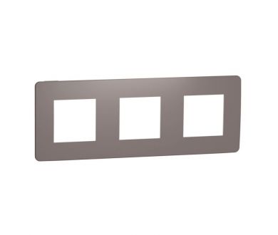 Рамка 3-постовая Schneider Electric Unica New NU280616