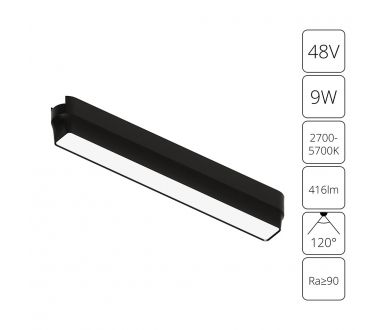 Трековый магнитный светильник Arte Lamp Rapid A2953PL-1BK