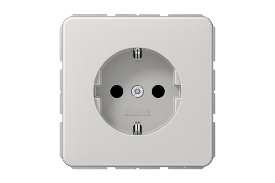 Розетка штепсельная Schuko Jung CD1520BFLG