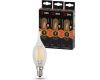 Лампа светодиодная Эра E14 9W 2700K F-LED BXS-9W-827-E14 Б0047003