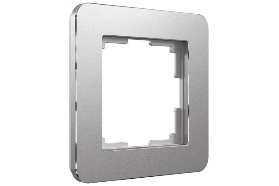Рамка на 1 пост Werkel Platinum алюминий 4690389184413 W0012606