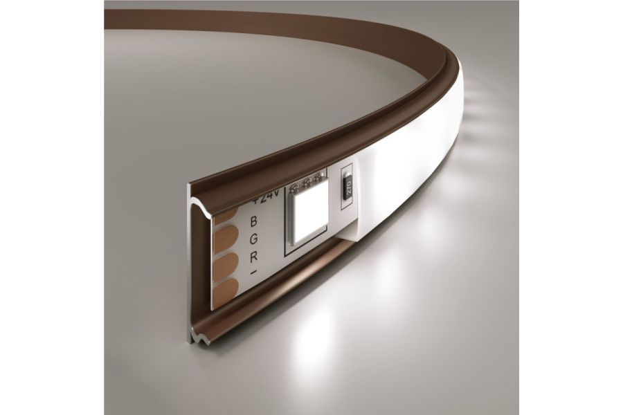Гибкий алюминиевый профиль для светодиодной ленты Elektrostandard LL-2-ALP012 4690389170522