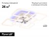 Потолочная люстра Ambrella Light Acrylica Original FA3866