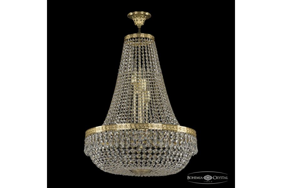 Люстра на штанге Bohemia Ivele Crystal 19011/H2/55IV G