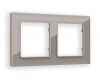 Рамка двухместная Ambrella Volt Platos AF330502