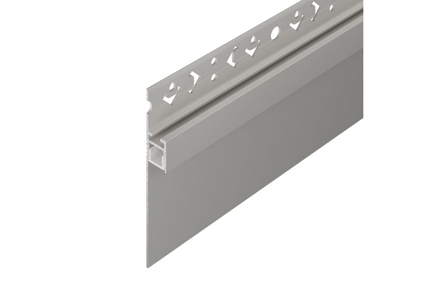 Профиль-плинтус для светодиодных лент и линеек Arlight ARH-PLINTUS-50-FANTOM-3000 RAL7044 (Алюминий) 041776