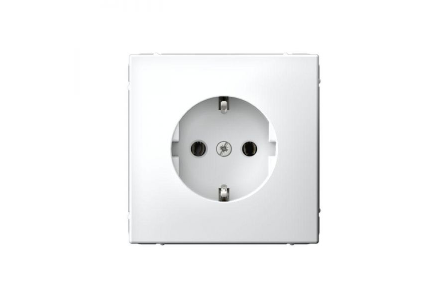 Розетка с заземлением Systeme Electric ArtGallery Белый GAL000143S
