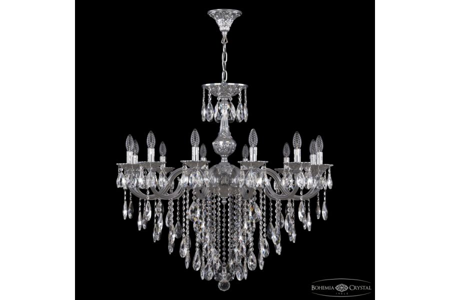 Подвесная люстра Bohemia Ivele Crystal AL78101/12/300 B CG