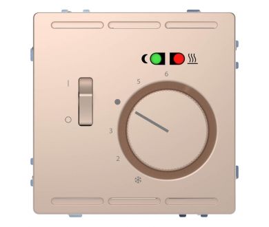 Терморегулятор Schneider Electric Merten D-Life с центральной платой с выключателем 230V MTN5764-6051