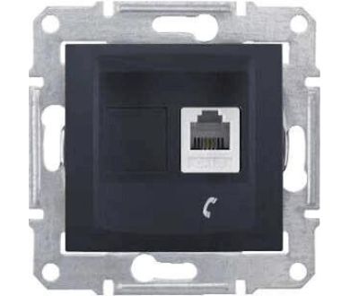 Розетка телефонная RJ11 Schneider Electric Sedna SDN4101170