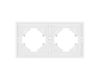 Рамка пластиковая на 2 поста Arlight FRM-TENDO-SFPL-2-WH 054649