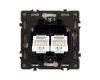 Розетка телефонная двойная софт-тач золотой песок Arlight SCT-MTL2-SFPL-GD (2хRJ-11, 4C) 054310(1)