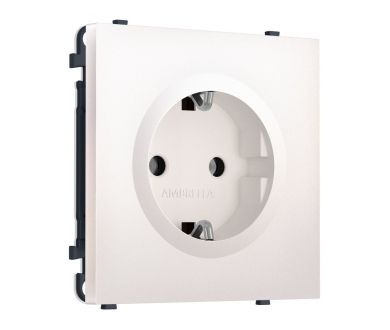 Комплект механизма электрической розетки SIGMA Жемчуг 50Hz 2P+E с/з 16A-250V QUANT PRO Ambrella Volt MS206010 (SP2060, PR141)