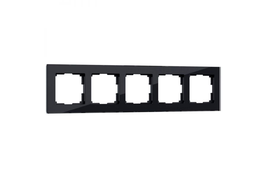 Рамка Werkel Favorit на 5 постов черный W0051108 4690389160110
