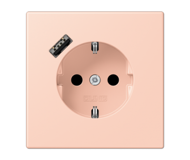 Розетка 2K+З USB Typ A Jung LC1520-18A234