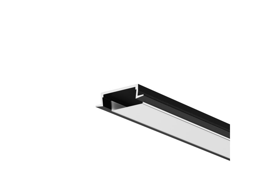 Алюминиевый профиль встраиваемый с накладным фланцем Maytoni Led Strip ALM-004-B-2M 632010