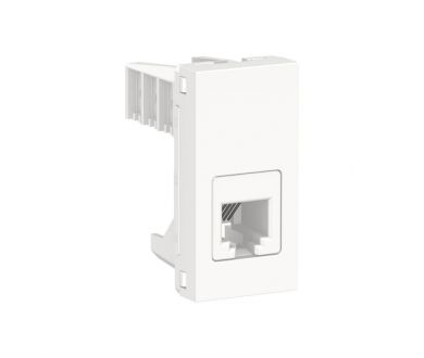 Розетка телефонная RJ12 одиночная Schneider Electric Unica Modular NU349118