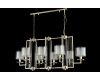 Подвесная люстра Crystal Lux Nicolas NICOLAS SP8 L1000 GOLD/WHITE