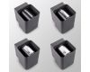 Уличный настенный светильник Arlight LGD-WALL-VARIO-S104x129-2x6W Day4000 (BK, 1-80 deg) 046428