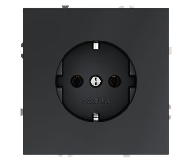 Розетка Voltum S70 VLS040107 (графит)