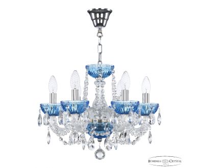 Купить Подвесная люстра Bohemia Ivele Crystal 5402/6/141 Ni Aquamarine/M-1G Подвесная люстра Bohemia Ivele Crystal 5402/6/141 Ni Aquamarine/M-1G