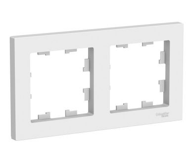 Рамка 2-ая Бел, универсальная Schneider Electric AtlasDesign ATN000102