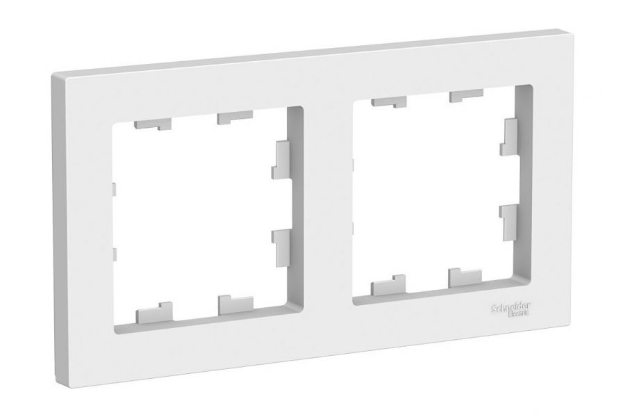 Рамка 2-ая Бел, универсальная Schneider Electric AtlasDesign ATN000102