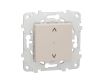 Выключатель Wiser управление жалюзи Schneider Electric Unica New NU550844