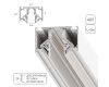 Магнитный шинопровод под натяжной потолок Arte Lamp Linea-Accessories A474333