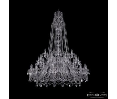 Подвесная люстра Bohemia Ivele Crystal 1411/20+10+5/460/XL-175/2d Ni