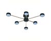 Потолочный светильник Escada Luminix 120008/6R Black/Gold ES0000094